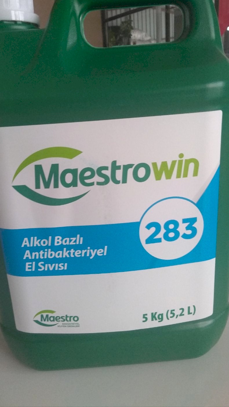 Alkol Bazlı Antibakteriyel El Sıvısı MAESTROWIN 283